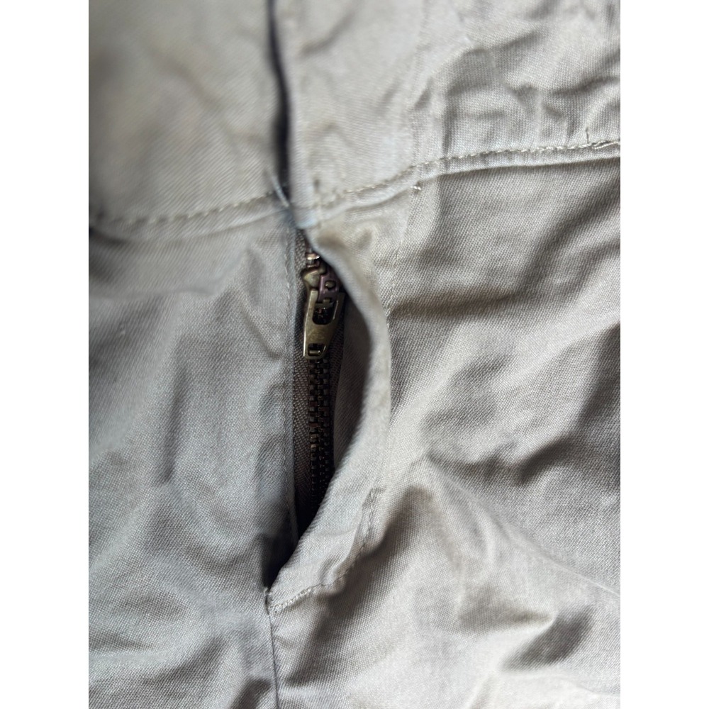 Dickies Chino Pants Crafted For Women's Khaki Relaxed Fit Zip Fly Slash Pockets - Picture 7 of 10